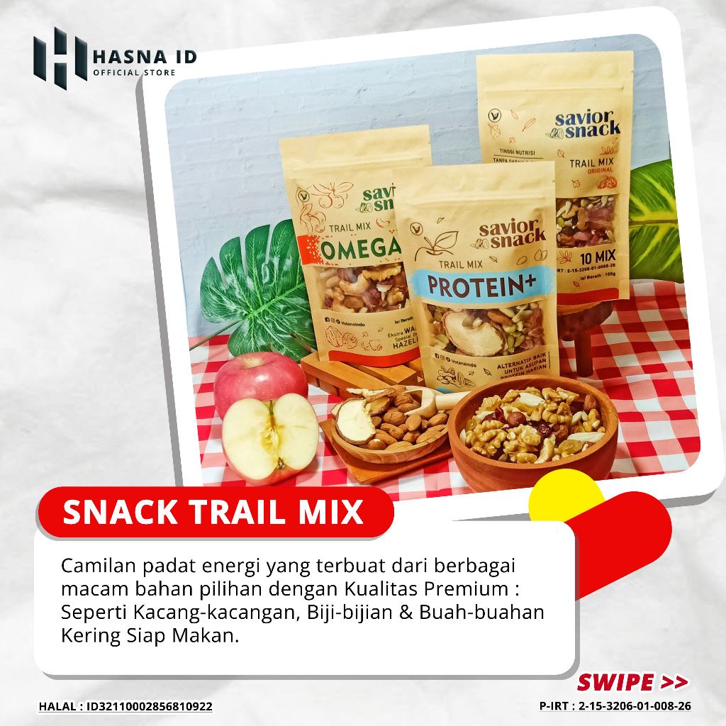 Cemilan Untuk Ibu Hamil Savior Snack 10 Mix Nuts &amp; Fruit Dried Kualitas Premium Makanan Sehat Bumil