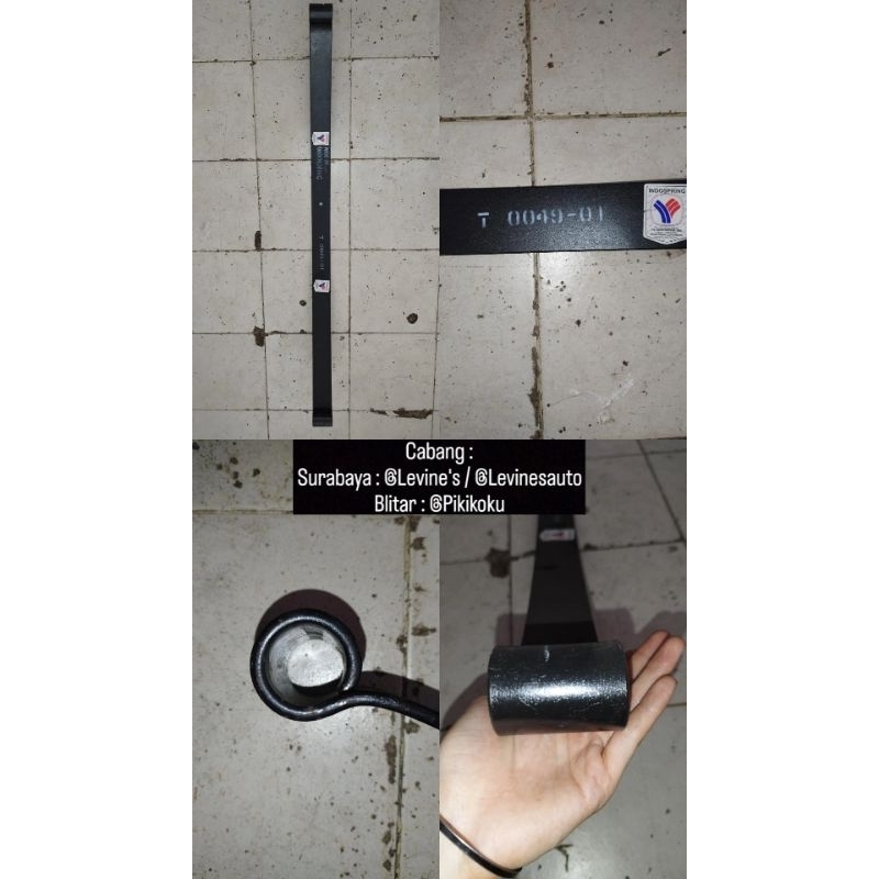 Per kijang nomor 1 T49-01 merk Indospring / per babok kijang / babon per kijang / per daun kijang no