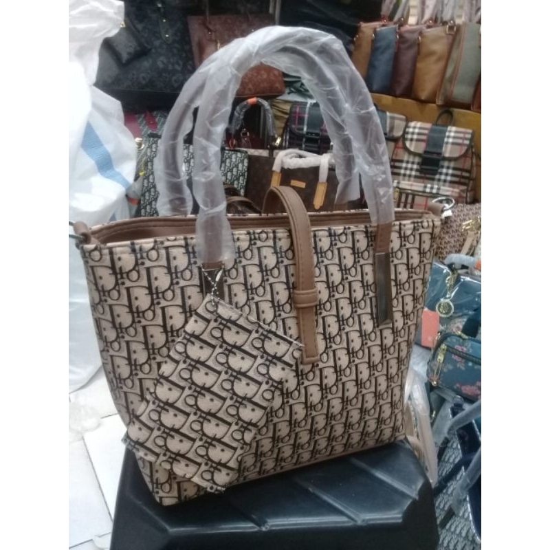 Kasmag Tas Tote Bag Formal Wanita Free dompet koin