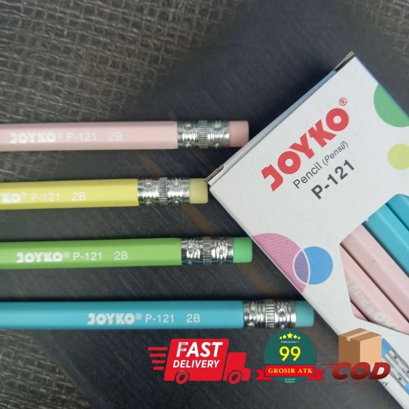 

CLEAN Pensil JOYKO/Pensil 2B JOYKO P-121/Pencils/Alat Menulis/Pensil Computer/Pensil JOYKO