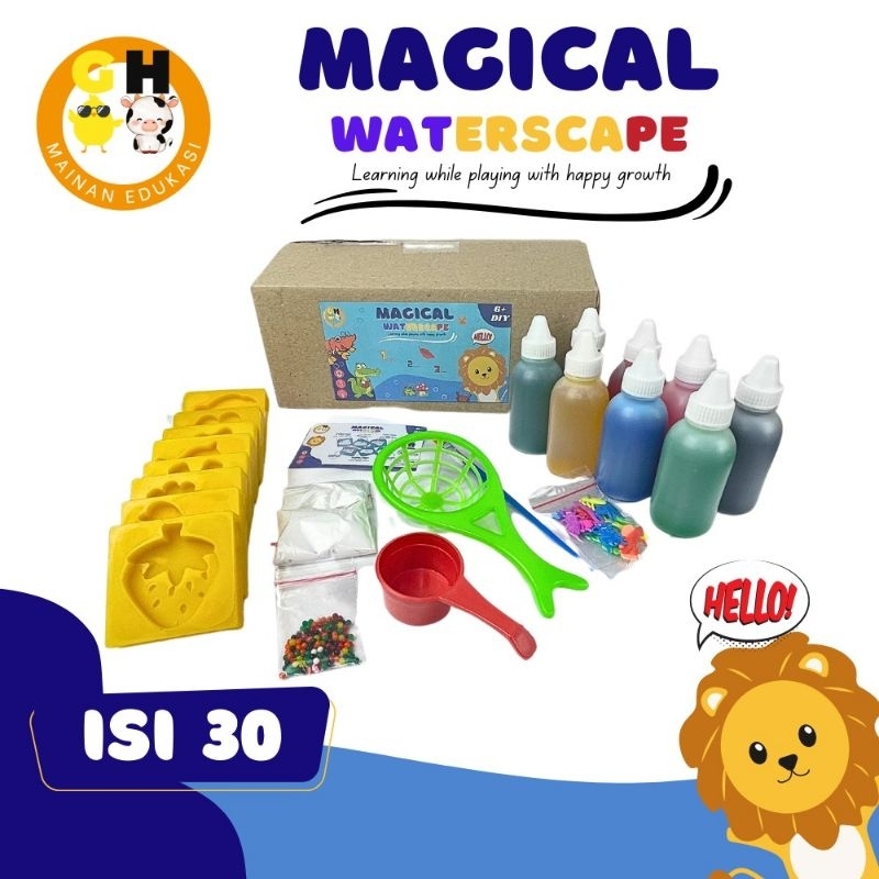 Mainan Edukasi Magical Waterscape EKONOMIS Gel Cetakan Jelly Air Ajaib DIY Montessori