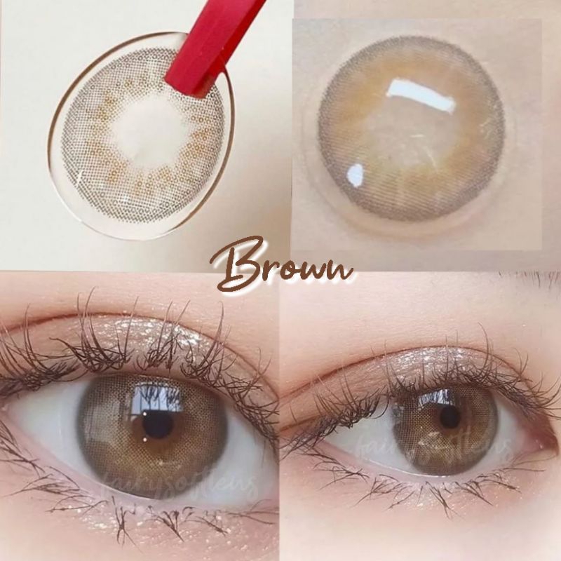 Softlens for flawless look - Kitty Mini Cemore Brown / KONTAK LENSA