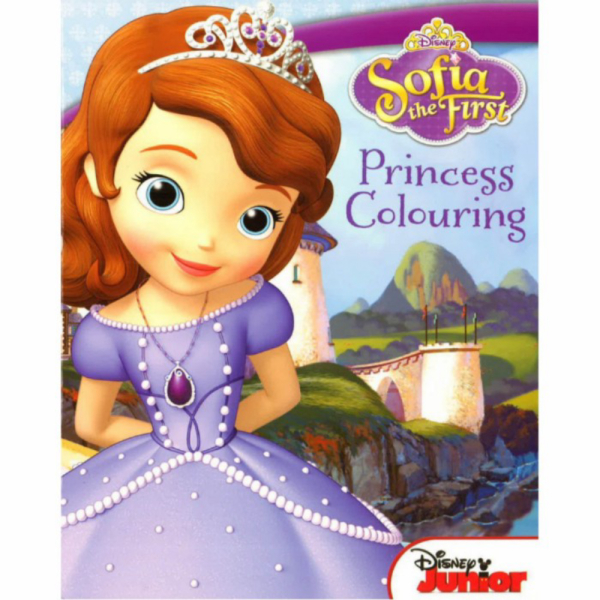 Unik Buku Mewarnai Disney Princess Sofia The First Colouring Book Berkualitas