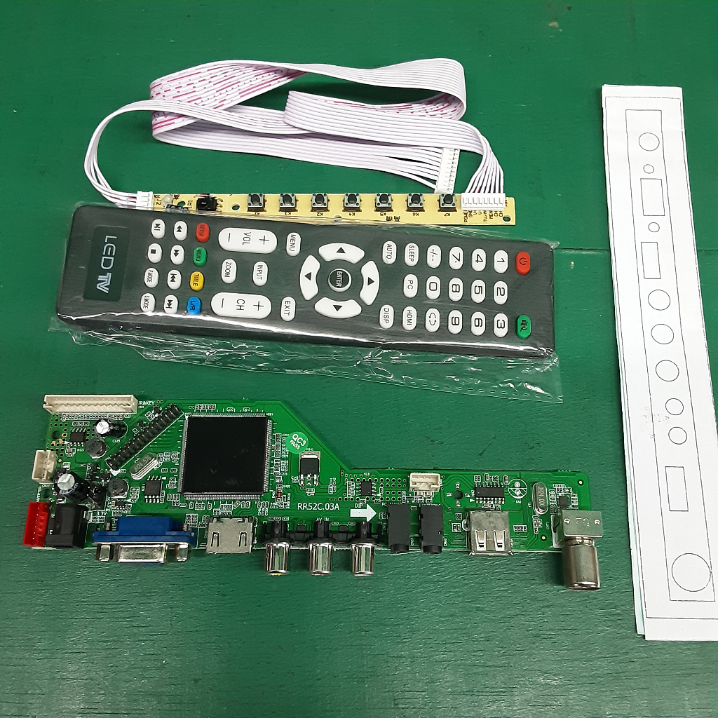 Mainbord Tv Led Universal Digital DVB-T2 RR52C.03A Motherboard Chip 3663