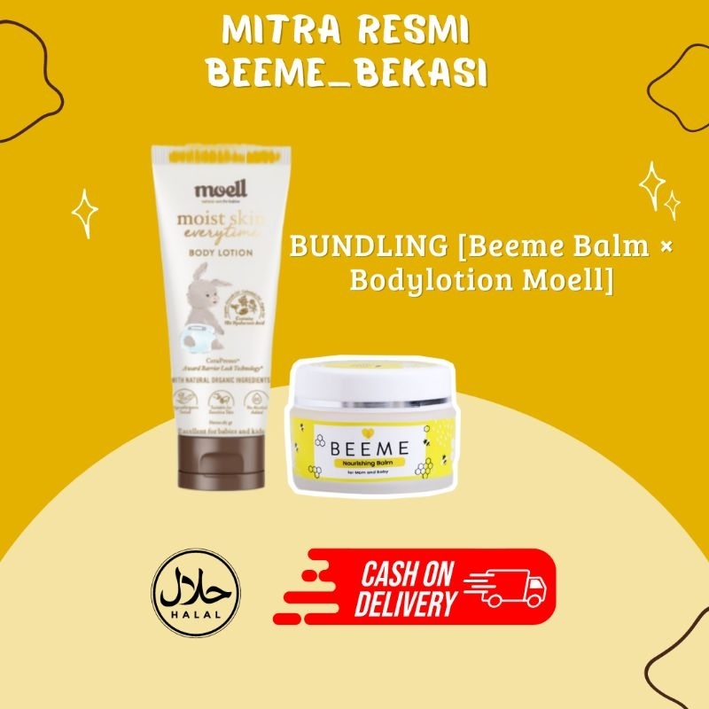 Beeme Nourishing Balm x Moell Bodylotion