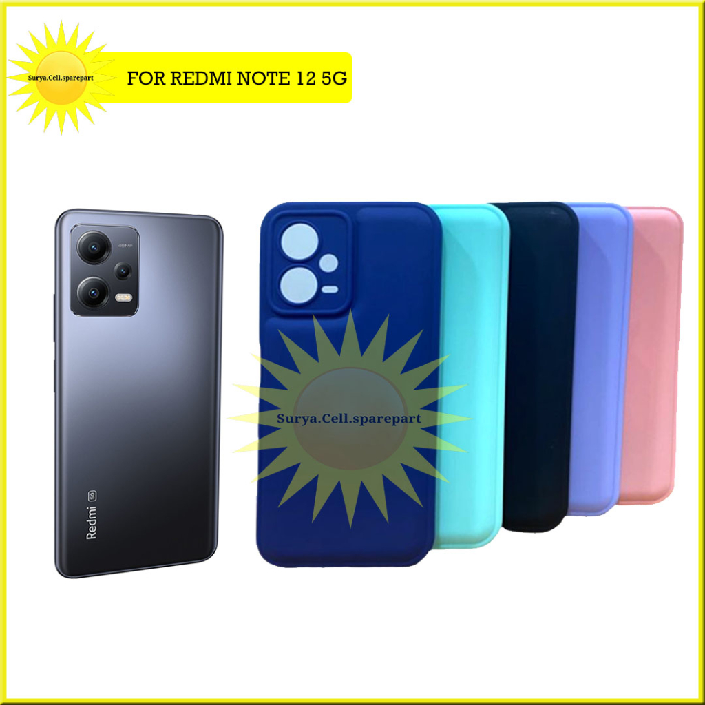 Case Airbag Color Full Xiaomi Redmi Note 9 Note 9 Pro Note 12 5g Note 12 Pro 4g 5g