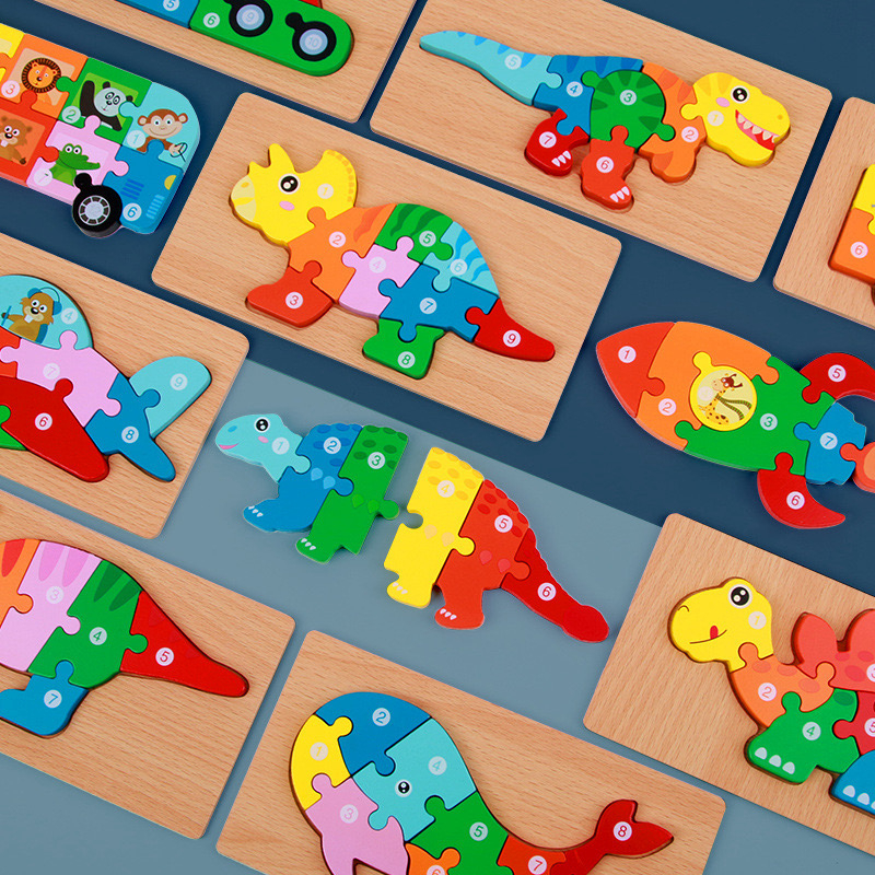 IMPOR MAINAN EDUKASI ANAK PUZZLE KAYU ANAK BAHAN KAYU ASLI BANYAK MOTIF