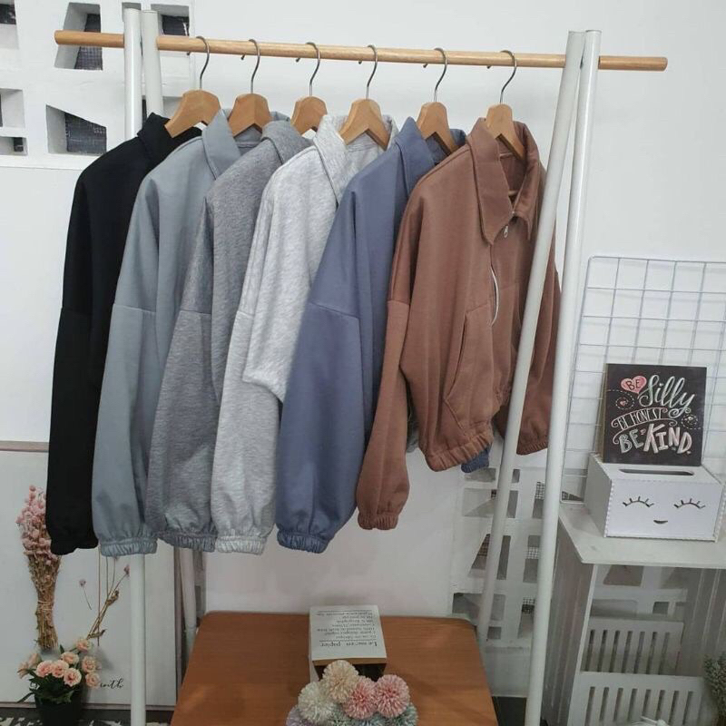 VADA JACKET CROP SLETING OVERSIZE | JACKET WANITA CROP KOREA | JAKET PREMIUM WANITA KOREA