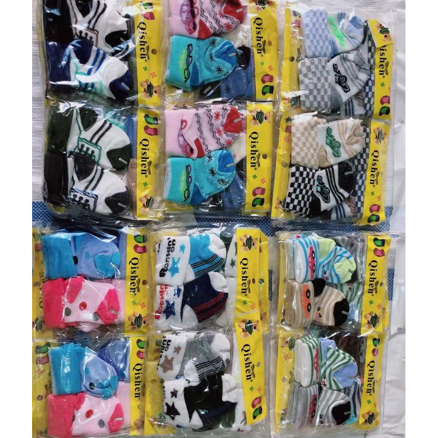 Kaos Kaki Bayi 2 Pasang motif / Baby Socks Motif RANDOM