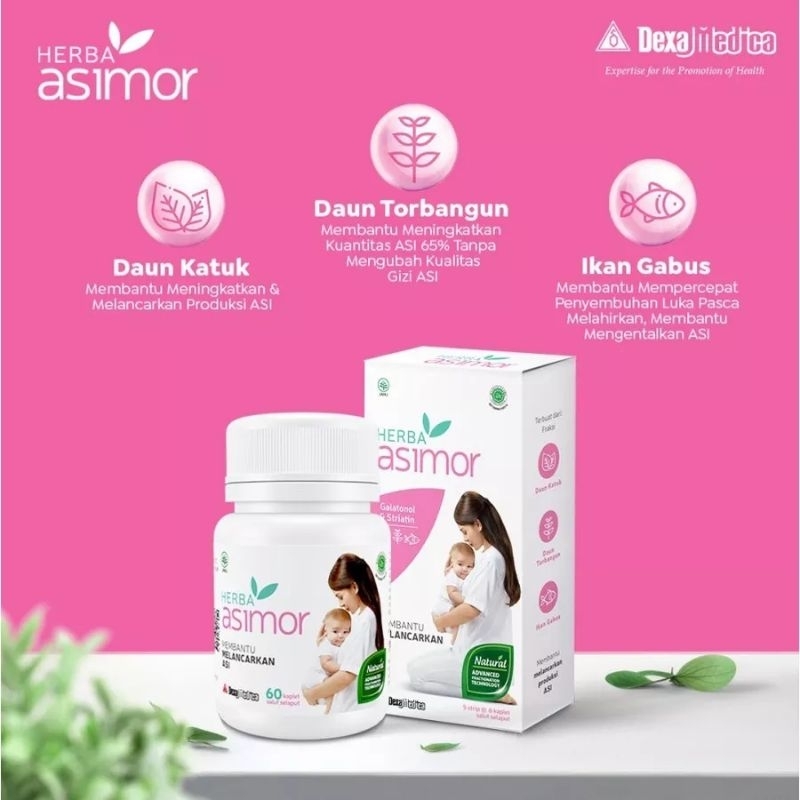 Herba Asimor 60 Kapsul - Pelancar Asi Booster Herba