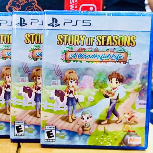 Story of Seasons A Wonderful Life Ps5 Kaset Story of seasons a wonderful life Ps5 Playstation 5 CD BD Games Game Original Asli storyofseasons season harvest moon harvestmoon friends of mineral town ps4 ps5 harves garden bluray disc new second bekas baru