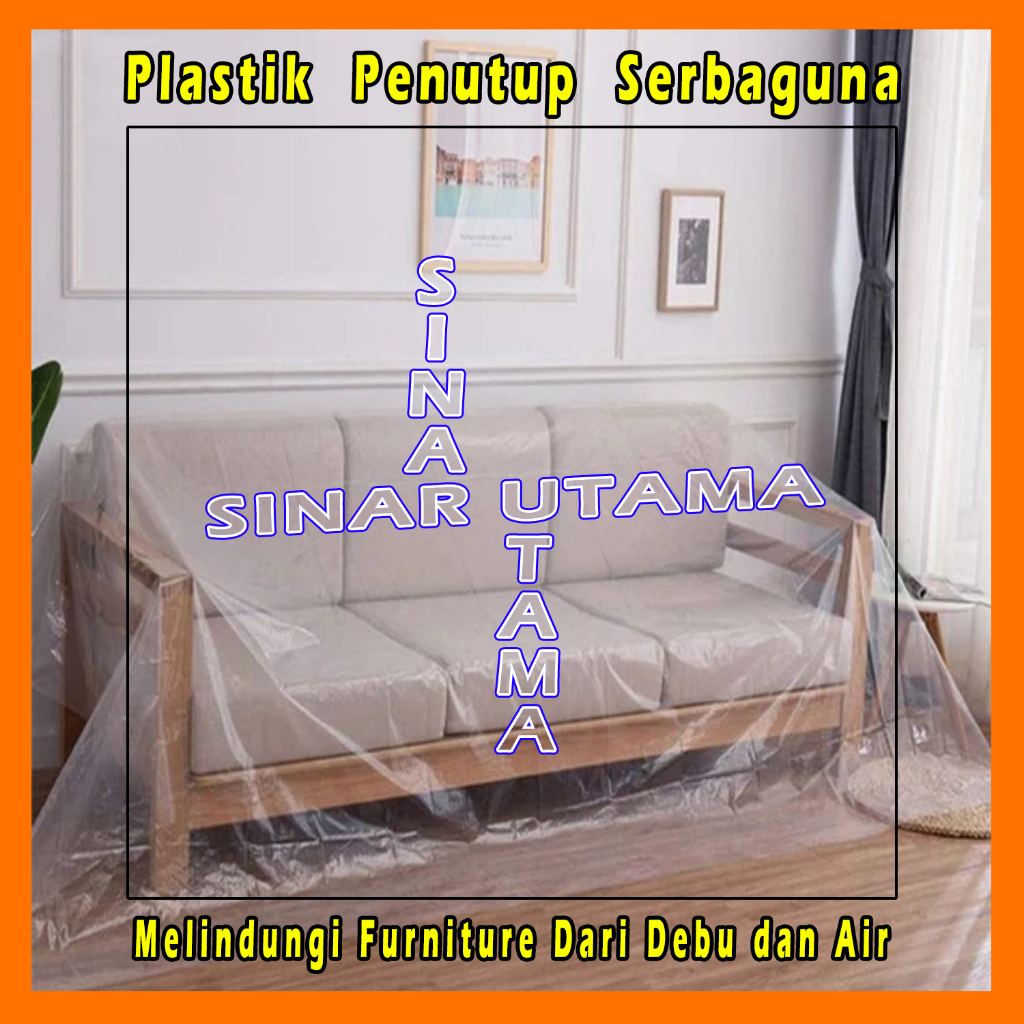 Plastik Bening Tutup Penutup Bungkus Pembungkus Kasur Sofa Ranjang Springbed R