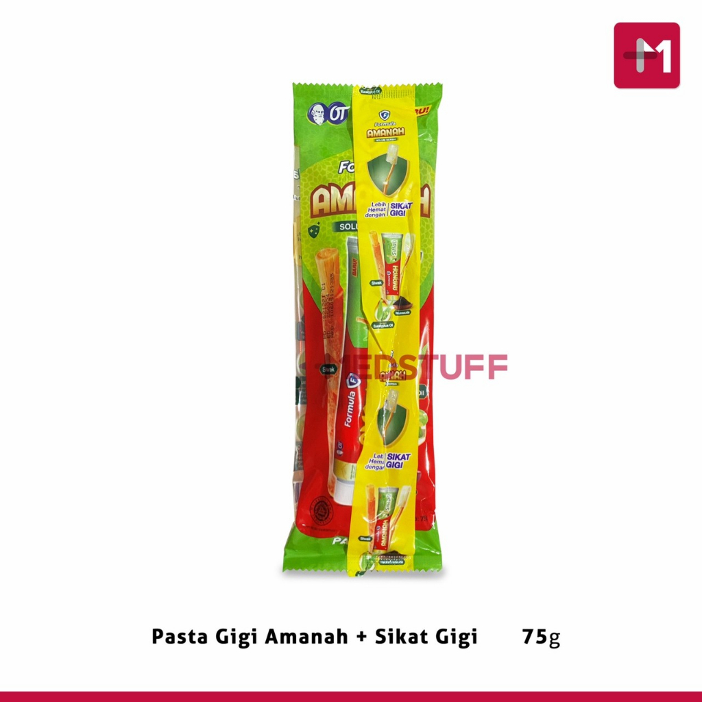 Pasta Gigi Formula Amanah Sihab 75gr + Sikat Gigi Formula