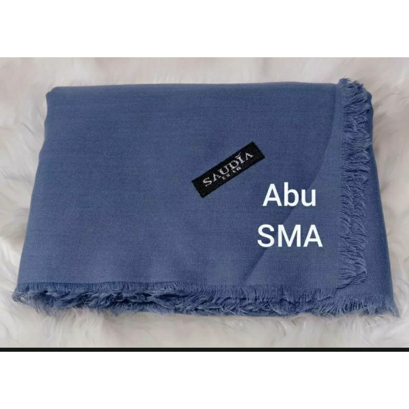 GRATIS ONGKIR JILBAB SAUDIA RAWIS HIJAB SEGIEMPAT RAWIS KERUDUNG SEKOLAH SAUDIA WARNA ABU SMA