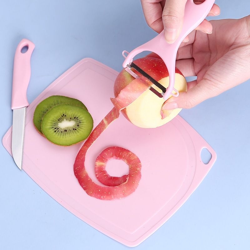 Talenan plastik set pisau buah peeler