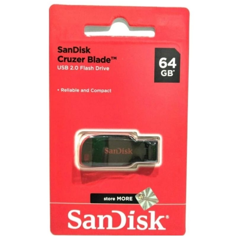 SANDISK FLASHDISK CRUZER BLADE 64GB USB FLASH DISK BLADE 64GB