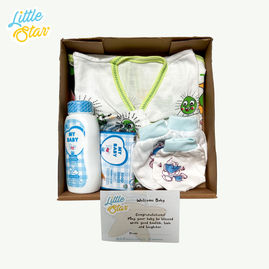 LS Hampers Bayi Kado Lahiran Newborn Paket Parcel Gift Set Baju Sabun