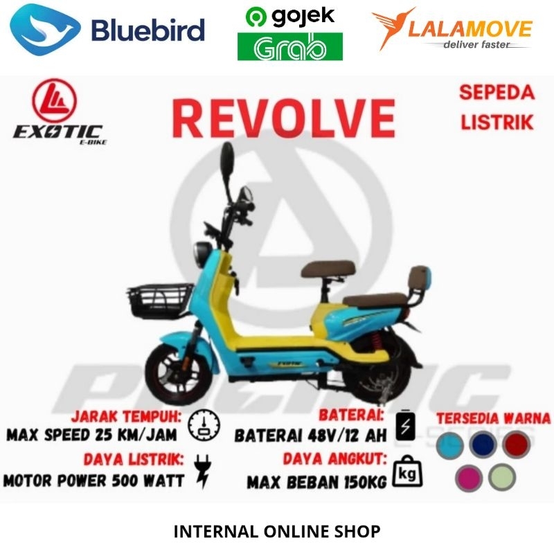 Sepeda Listrik EXOTIC REVOLVE NEW Garansi Resmi