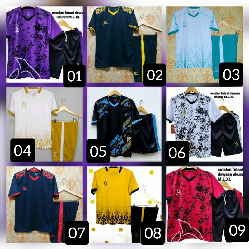 JERSEY BAJU NOLA FUTSAL SETELAN PRIA