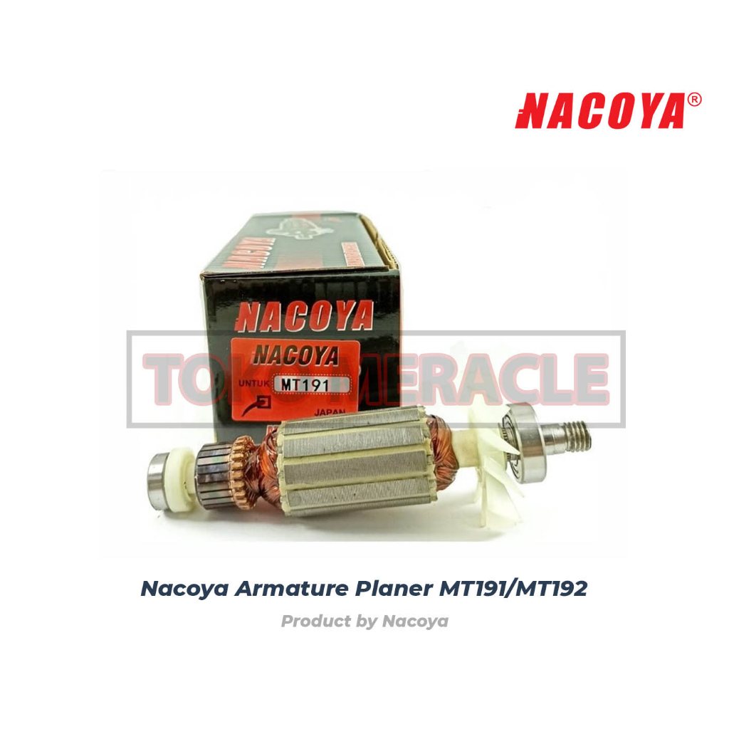 [ARMATURE] Nacoya Armature MT191/MT192 - Angker Rotor Mesin Serut Ketam Pasah Sugu Maktec MT191 MT19