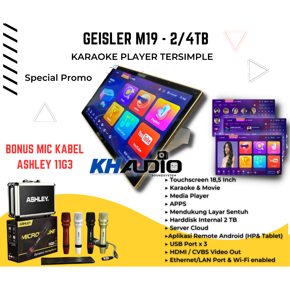 player karaoke youtube geisler m19 m 19 all in one original
