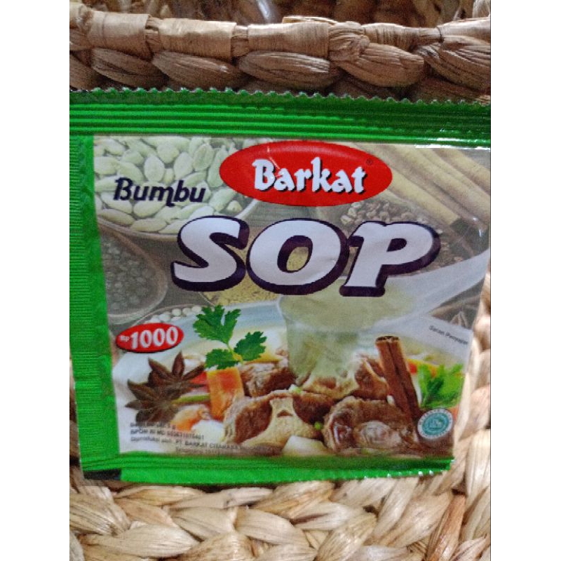 

TERMURAH!! 1 RENCENG BUMBU SOP BARKAT