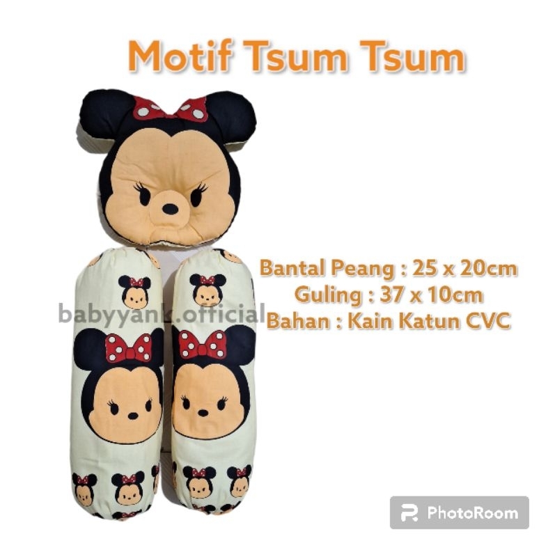 ♥BabyYank♥ Bantal Guling Bayi Anti Peyang - 3in1 Set Perlengkapan Tidur Bayi (BG1016)