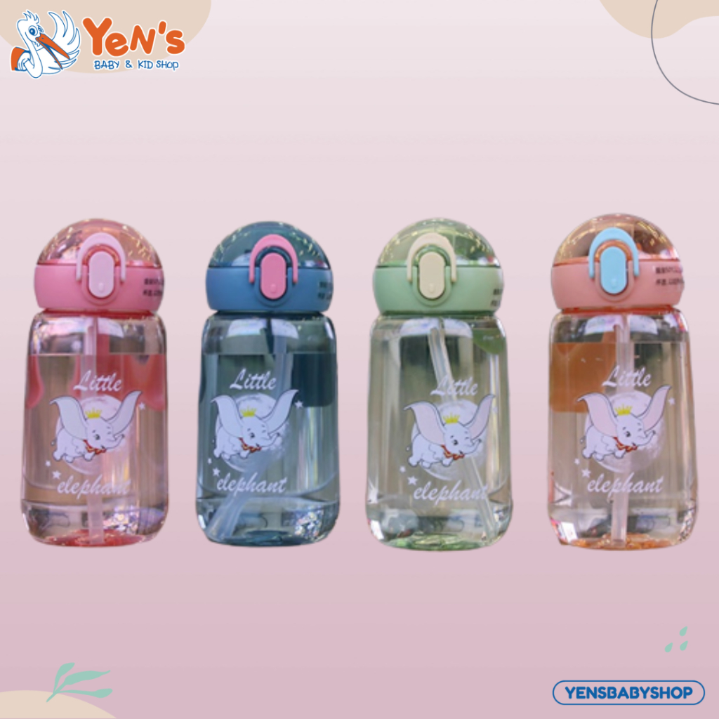 Botol Minum Anak sekolah Little Elephant /Gajah 400ML