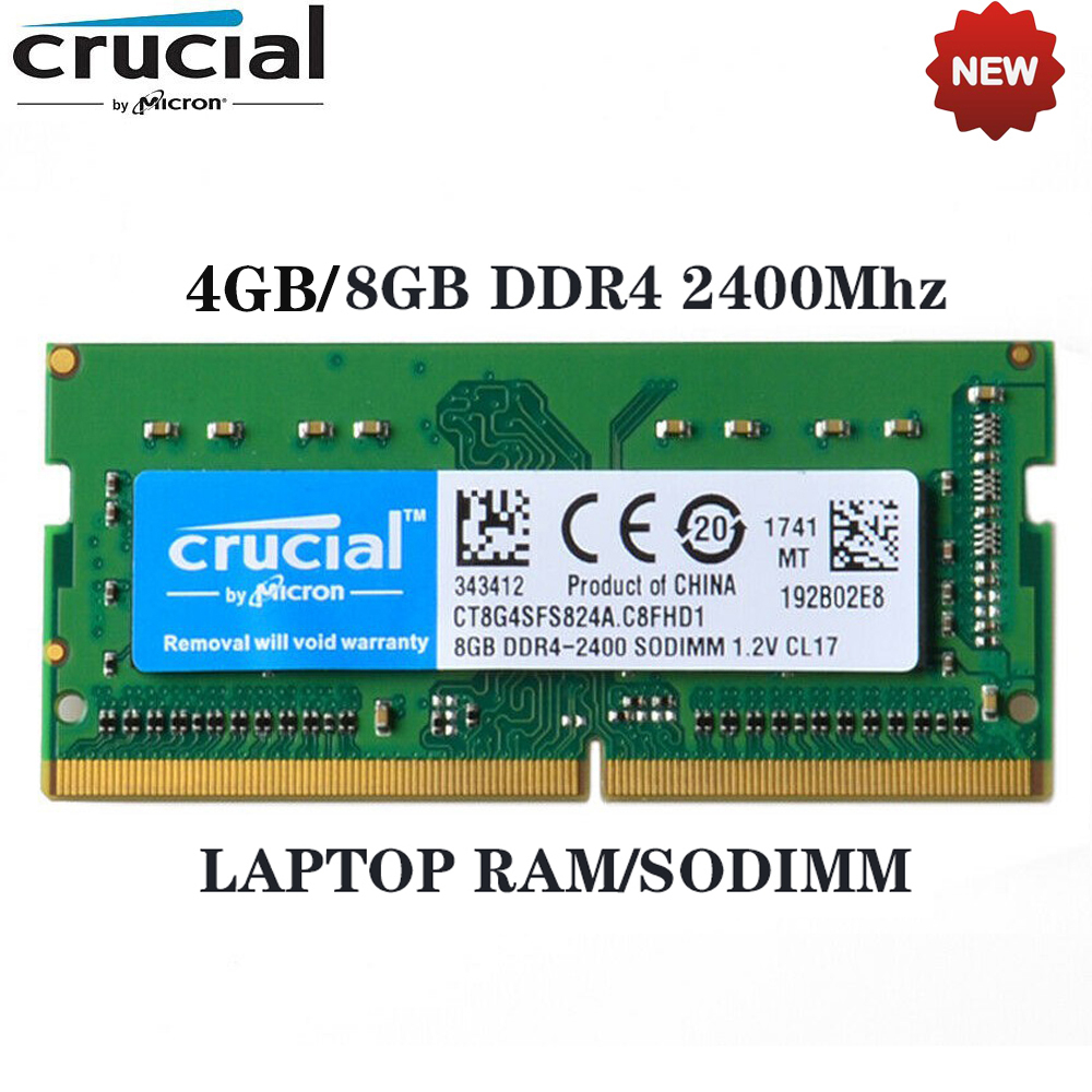 Crucial Ram DDR4 4GB 8GB 2133mhz 2400mhz 2666MHZ 3200MHZ SO-DIMM 1.2V Notebook Memory Computer Acces