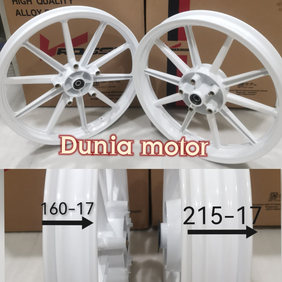 velg racing pelek mx king 150 swan palang 10 ori v rossi include lahar bearing depan belakang