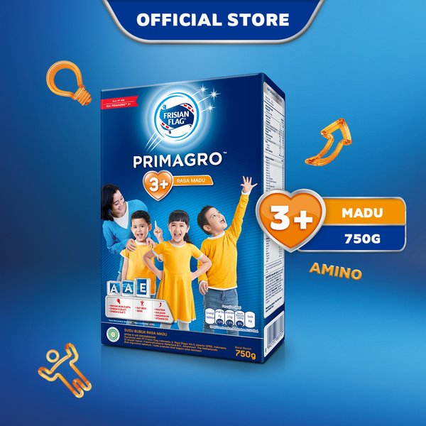 FRISIAN FLAG PRIMAGRO 3+ MADU 750GRAM-1200GRAM