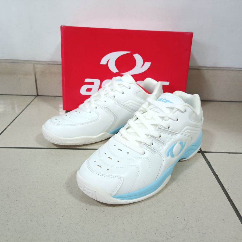 Sepatu Badminton Astec Geri Badminton White Blue
