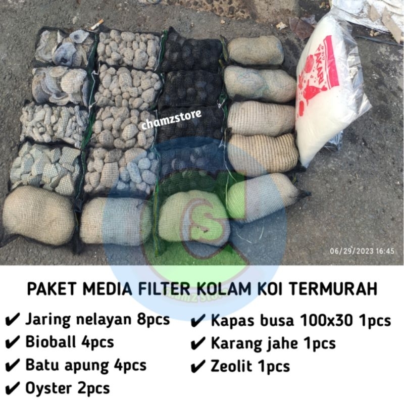 paket media filter kolam koi siap pakai / media filter kolam koi / media filter