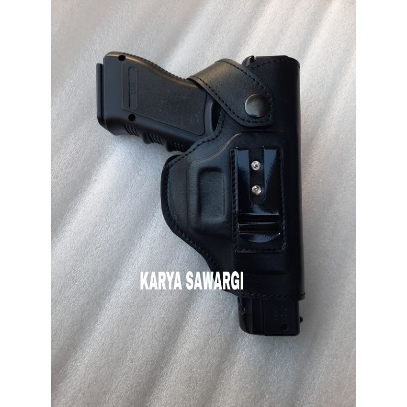 Holster pistol kulit asli glock dll
