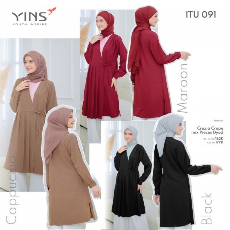 ITU 091 // TUNIK SIMPLE // TUNIK NIBRAS // GAMIS SALE//NIBRAS DISKON//DISKON 15%//GAMIS MURAH
