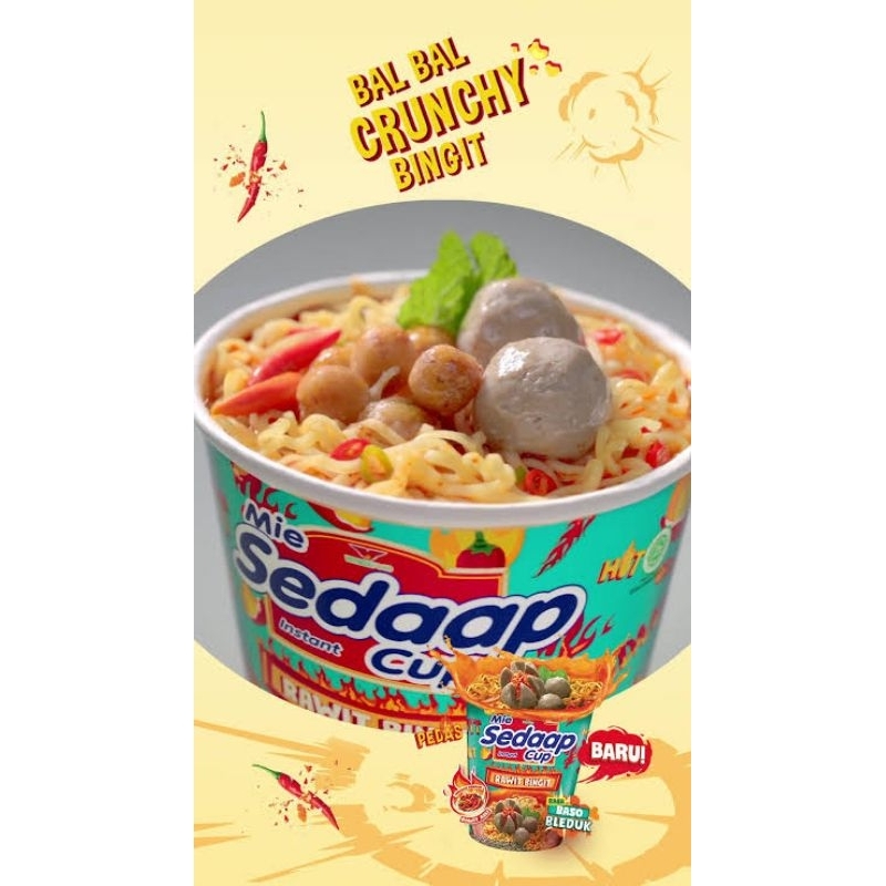 

sedap cup bakso rawit