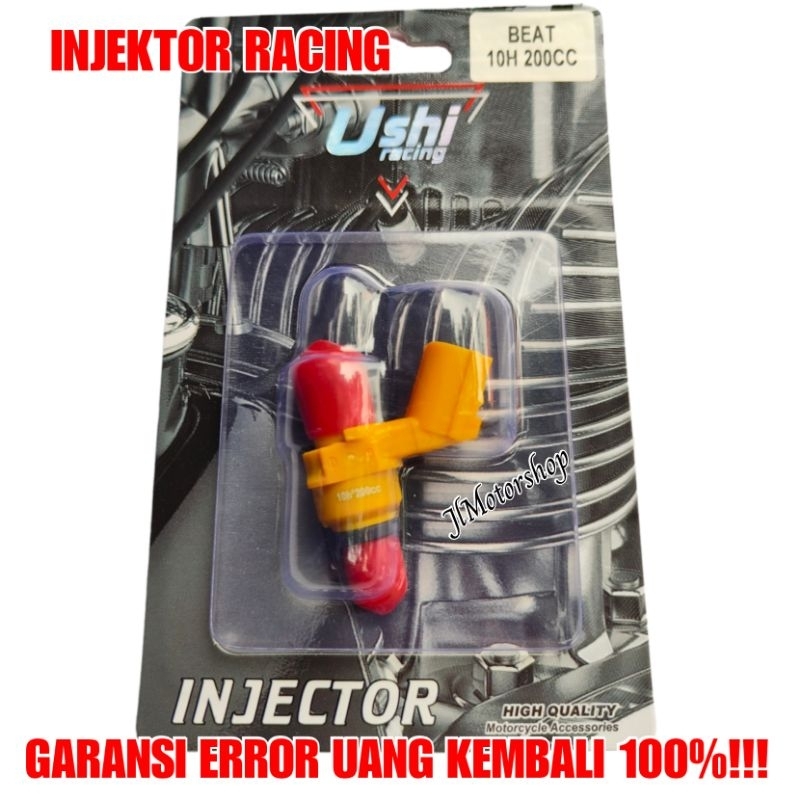 INJECTOR INJEKTOR USHI RACING BEAT VARIO CB150 CBR SONIC SUPRA GTR GENIO SCOOPY CRF VERZA NEW MEGAPRO PCX ADV 150 160 VESPA IGET CB 150 SPACY SUPRA 125 Fi R15 VVA VIXION R 155 XSR MT15 NMAX AEROX MIO J MIO M3 DLL