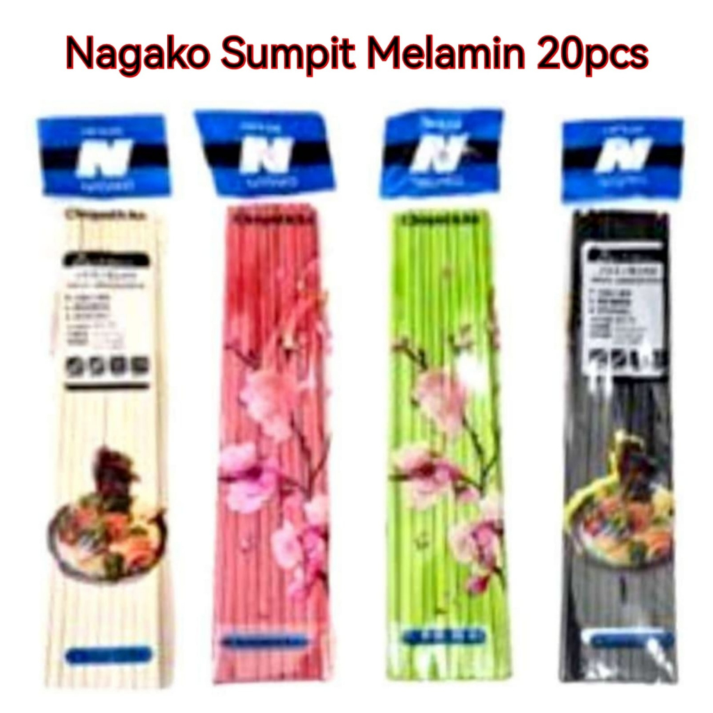 Nagako Sumpit Makan Melamin 10 pasang / 20pcs