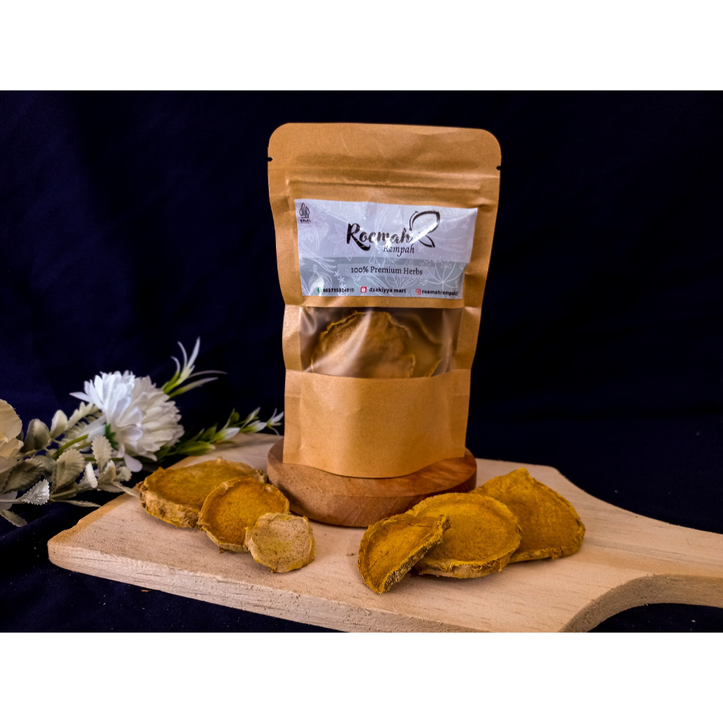 

Temulawak Kering PREMIUM SUPER Temulawak Iris Rajang Dried Curcuma Rimpang