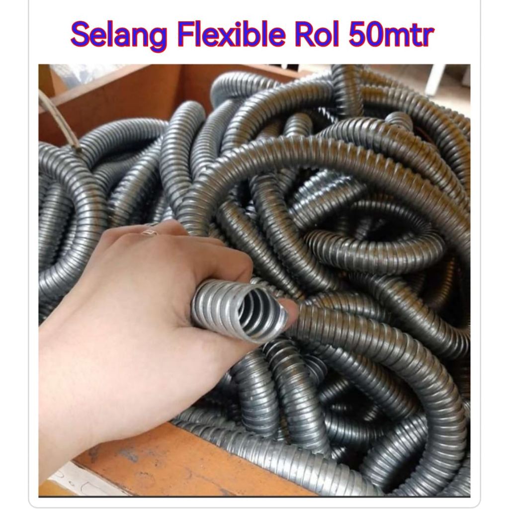 Selang Kompor Flexible Pelapis Per Meter