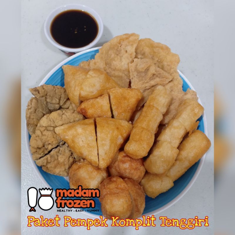 

PAKET PEMPEK TENGGIRI KOMPLIT HOMEMADE FROZEN SIAP GORENG/KUKUS BY MADAM FROZEN