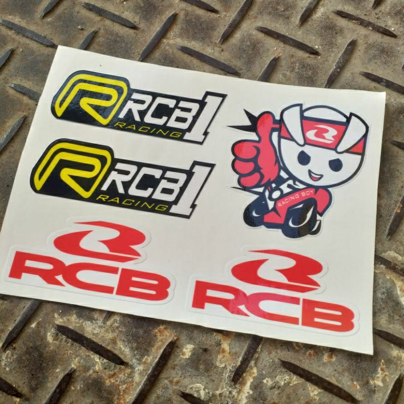 stiker pack RCB Racing Boy