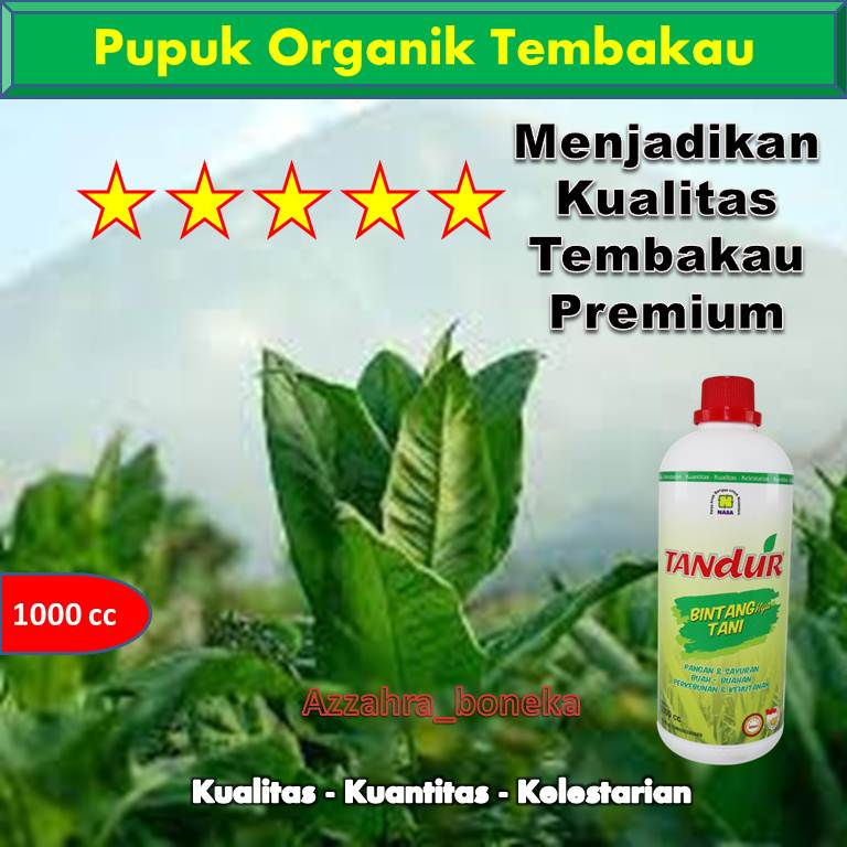Pupuk Organik Cair Tembakau / Pupuk Pelebar Daun Tembakau / Pupuk Agro Untuk Tembakau