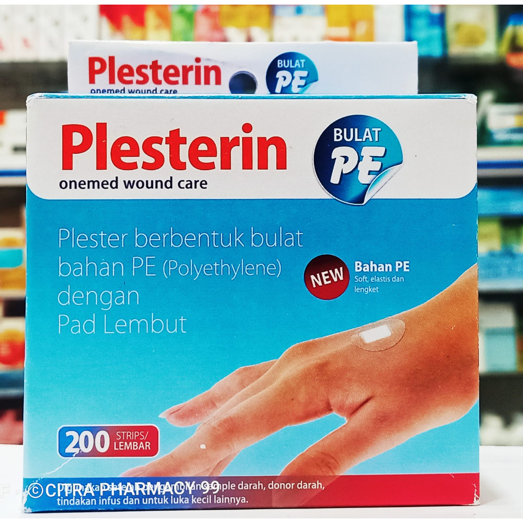 Plesterin 𝐁𝐮𝐥𝐚𝐭 PE 𝟏 𝐊𝐎𝐓𝐀𝐊 𝐈𝐒𝐈 𝟐𝟎𝟎 𝐋𝐄𝐌𝐁𝐀𝐑 - Plester Penutup Luka Suntik Transparan Anti Air