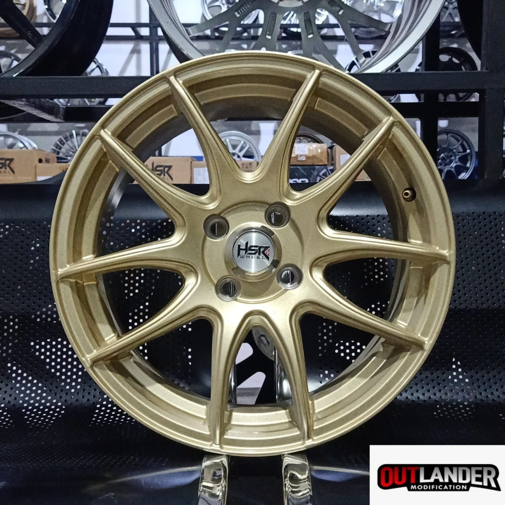 Pelek Single Pcd Ring 16 Mobil Brio Yaris Swift Jazz Freed Agya Calya Sigra Mobilio City Velg HSR Ka