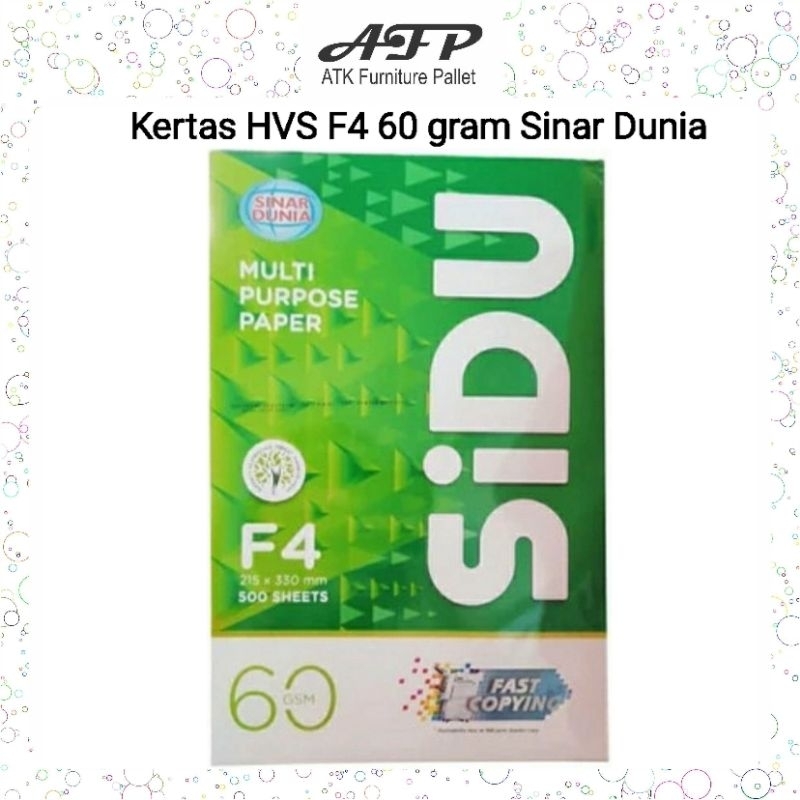 

Kertas HVS F4 60 gram Sinar Dunia