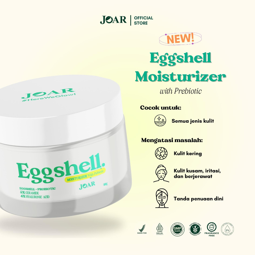 Eggshell Moisturizer With Probiotic