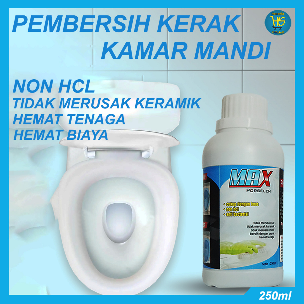 Max Porselen Pembersih Kerak Keramik Kamar Mandi Toilet Wc - Produk