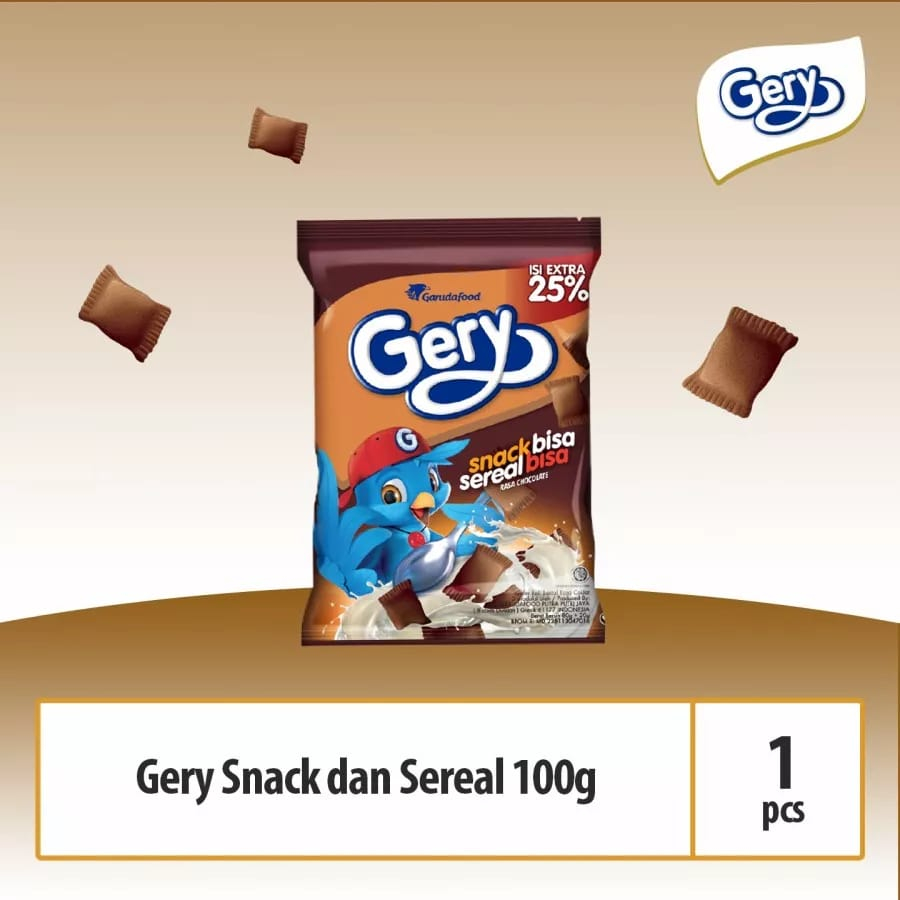 Gery Snack Sereal BIG Extra 25% | 1 Bks @ 100 Gr | GarudaFood