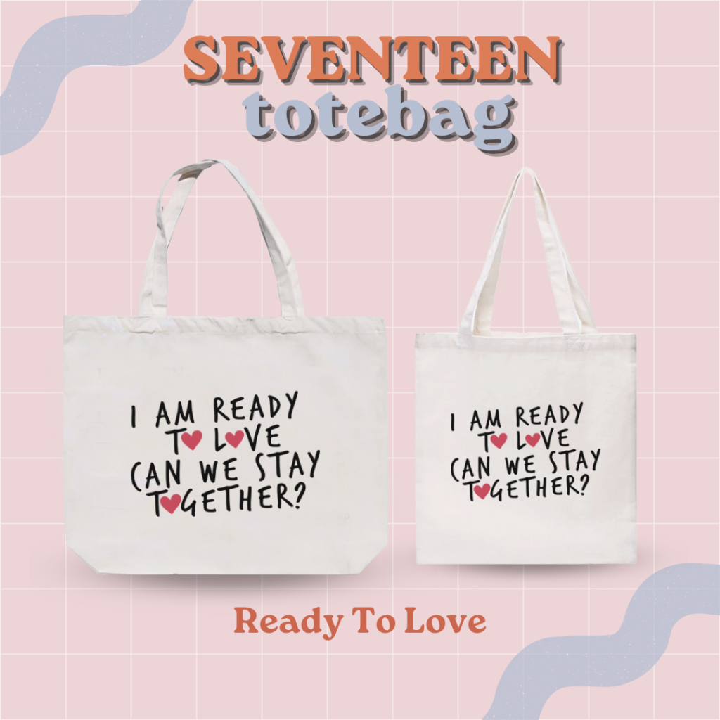 TOTEBAG LEBAR CANVAS SVT TOTEBAG KPOP